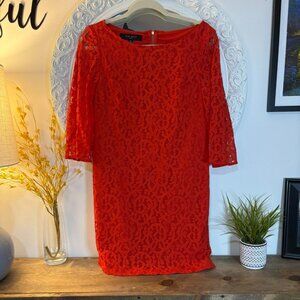 Nine West orange dress - size 6